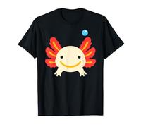 Axolotl Cute Funny Lover Happy Smiling Salamander Box Pet T-Shirt