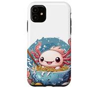 Axolotl eating ramen Kawaii Japanese Anime Noodles #AV1 Case for iPhone 11