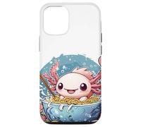 Axolotl eating ramen Kawaii Japanese Anime Noodles #AV1 Case for iPhone 12/12 Pro