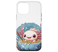 Axolotl eating ramen Kawaii Japanese Anime Noodles #AV1 Case for iPhone 12 mini