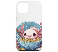 Axolotl eating ramen Kawaii Japanese Anime Noodles #AV1 Case for iPhone 13