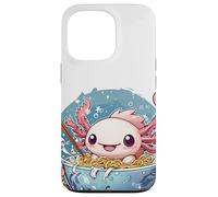 Axolotl eating ramen Kawaii Japanese Anime Noodles #AV1 Case for iPhone 13 Pro