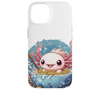 Axolotl eating ramen Kawaii Japanese Anime Noodles #AV1 Case for iPhone 14