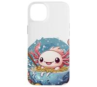 Axolotl eating ramen Kawaii Japanese Anime Noodles #AV1 Case for iPhone 14 Plus