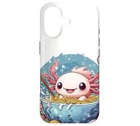 Axolotl eating ramen Kawaii Japanese Anime Noodles #AV1 Case for iPhone 17
