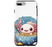 Axolotl eating ramen Kawaii Japanese Anime Noodles #AV1 Case for iPhone 7 Plus/8 Plus