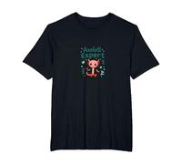 Axolotl Expert in Training: Cute Science Enthusiast T-Shirt, Men's Big and Tall, Black, 4X Tall