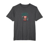 Axolotl Expert in Training: Cute Science Enthusiast T-Shirt, Men's Big and Tall, Dark Heather Grey, 4X Tall