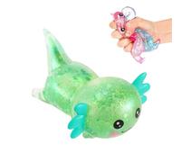 Axolotl Fidget Toys - Fun Soft Cute Cartoon Glitter Salamander Party Favors,Fidget Squeeze Animal - for Anger Management Kids Family Friends Youth Teens Offices Work Study Waiting Rooms