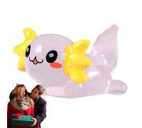 -Axolotl Figures, Cute Axolotl Glow in the Dark Resin Figures | Luminous Home Decorations, Safe Axolotl Figures for Desk, Shelf, Aquarium