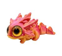 Axolotl Figurine - 12cm ABS Articulated 3D Printed Animal Model | Flexible Fidget Ornament | Desk Toy Collectible Display Piece | Interactive Motion Design For Home Office Classroom Party Gift