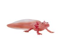 Axolotl Figurine Hand-Painted Pink 9.5x9.5x2.5cm Cute Miniature Collectible Toy
