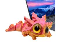 Axolotl Figurine Set - 1 Pack, 3D Printed Build, Articulated Flexible Joints, Movable Segment Design | Detailed Animal Sculpture Holiday Birthday Party Workplace Classroom School Desk Home Display Dec