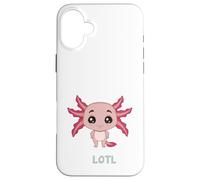 Axolotl funny cute Animal for Couples Partners Gift Vegans Case for iPhone 16 Plus