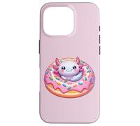 Axolotl In Sweet Donut Funny Axolotl Fast Food Case for iPhone 16 Pro