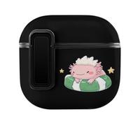 Axolotl Japanese Rice Cakes Slim Compatible with Airpods 4 Case Protective Hard Cover Skin