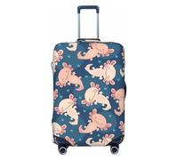 axolotl kawaii heart cute Travel Luggage Covers - Elasticity Suitcase Covers Protector for Luggage 18-32 Inch
