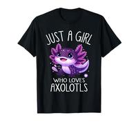 Axolotl Kawaii Just A Girl Who Loves Axolotls T-Shirt