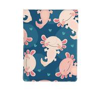 Axolotl Kawaii, PU Leather Laptop Sleeve, Notebook Bag Laptop Case Sleeve Tablet Briefcase
