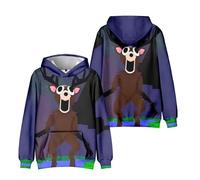 Axolotl Kids 99 Nights In The Forest Character Group Hoody Boys 99 Nights In The Forest 3D Figure Sweatshirt for Fans Gift (A,7-8years)