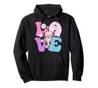 Axolotl Love Japanese Anime Kawaii Pet Axolotls Otaku Pullover Hoodie