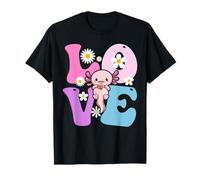 Axolotl Love Japanese Anime Kawaii Pet Axolotls Otaku T-Shirt