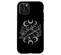Axolotl Moon Phase Celestial Crystal Mystic Witchy Art Case for iPhone 11 Pro