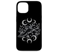 Axolotl Moon Phase Celestial Crystal Mystic Witchy Art Case for iPhone 13