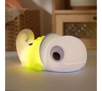 Axolotl Night Light for Kids, RGB Color Changing Night Lamp with 4 Soothing Nature Sounds (Water, Frogs, Birds, White Noise), 3 Brightness Levels, Blue Green White Soft Silicone Nursery Light