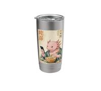 Axolotl Noodle Bowl Japanese Ramen Scroll Phone Anime Otaku Stainless Steel Insulated Tumbler
