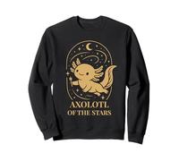 Axolotl of the Stars Cute Magical Night with Stars Kawaii Sweatshirt