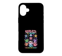Axolotl Party DJ Rave Pixel Art Design Case for iPhone 16 Plus