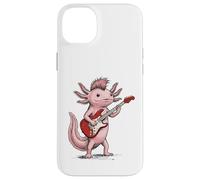 Axolotl Playing Guitar Rock & Roll Axolotls Rocker Music Case for iPhone 14 Plus