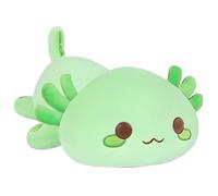 Axolotl Plush Stuffed Animals Green Plush Toy Hugging StuffAxolotl Toy Cute Toys Plush Pillow SoftAxolotl Cartoon Plushies Toys for Children Baby Gift Birthday Halloween Cuddling Napping Backrest
