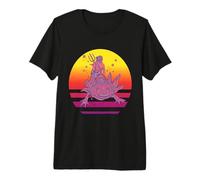 Axolotl Poseidon Trident Symbol Greek God Mythology Premium T-Shirt