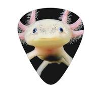 Axolotl Print,12 Pcs Guitar Pick,3 Different Thickness Plectrums for Acoustic Guitar Bass Ukulele (0.46mm 0.96mm 0.71mm)