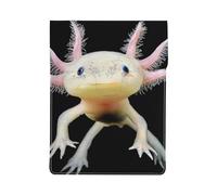 Axolotl Print, PU Leather Laptop Sleeve, Notebook Bag Laptop Case Sleeve Tablet Briefcase