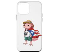 Axolotl Puerto Rico Flag Puerto Rican Taino Boricua Kids Case for iPhone 12 mini
