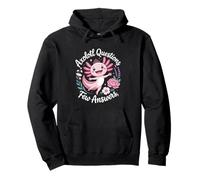 Axolotl Questions Few Answers Amphibian Pullover Hoodie