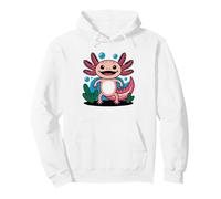Axolotl Regeneration Anatomy Science Illustration Ambystoma Pullover Hoodie