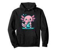 Axolotl Science Pals cute lab pal for STEM fans Pullover Hoodie