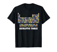 Axolotl Shirt Chemistry Axolotic Periodic Table Of Elements T-Shirt