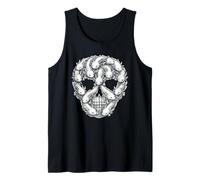 Axolotl Skull Halloween Tank Top