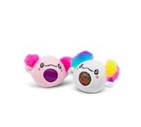 Axolotl Squeezy Bead Ball - Soft Squishy Sensory Toy with Pop-Out Action, Stress Relief Fidget in Pink or White for Kids & Adults 3 Years+