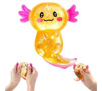 Axolotl Squishy Stress Relief Toys, Cute Fidget Toys Squishies - Soft Axolotl Squeeze Sensory Toy for Kids Youth Adults, Sugar Squishies Handheld Stress Ball for Anxiety Relief Focus