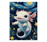 Axolotl Star Night 1000pcs for Adults Mini Puzzle Challenging