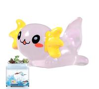 Axolotl Toy Figure - Cute Resin Aquarium Figures Glow in the Dark, Axolotl Figures, Small Aquarium Accessories for Aquarium, Tank Decoration, Garden, Siehe Beschreibung, See description