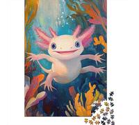 Axolotl Water Plants Jigsaw Puzzle, 1000 Pcs For Adults