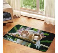 Axolotl,Waterproof Pet Feeding Mat,PU Leather Placemats for Cat Dog Water Bowl,Food Mats,40x60cm