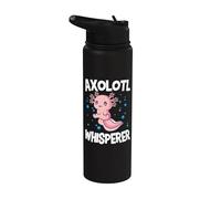 Axolotl Whisperer Mexican Salamander Axolotls Stainless Steel Insulated Water Bottle
